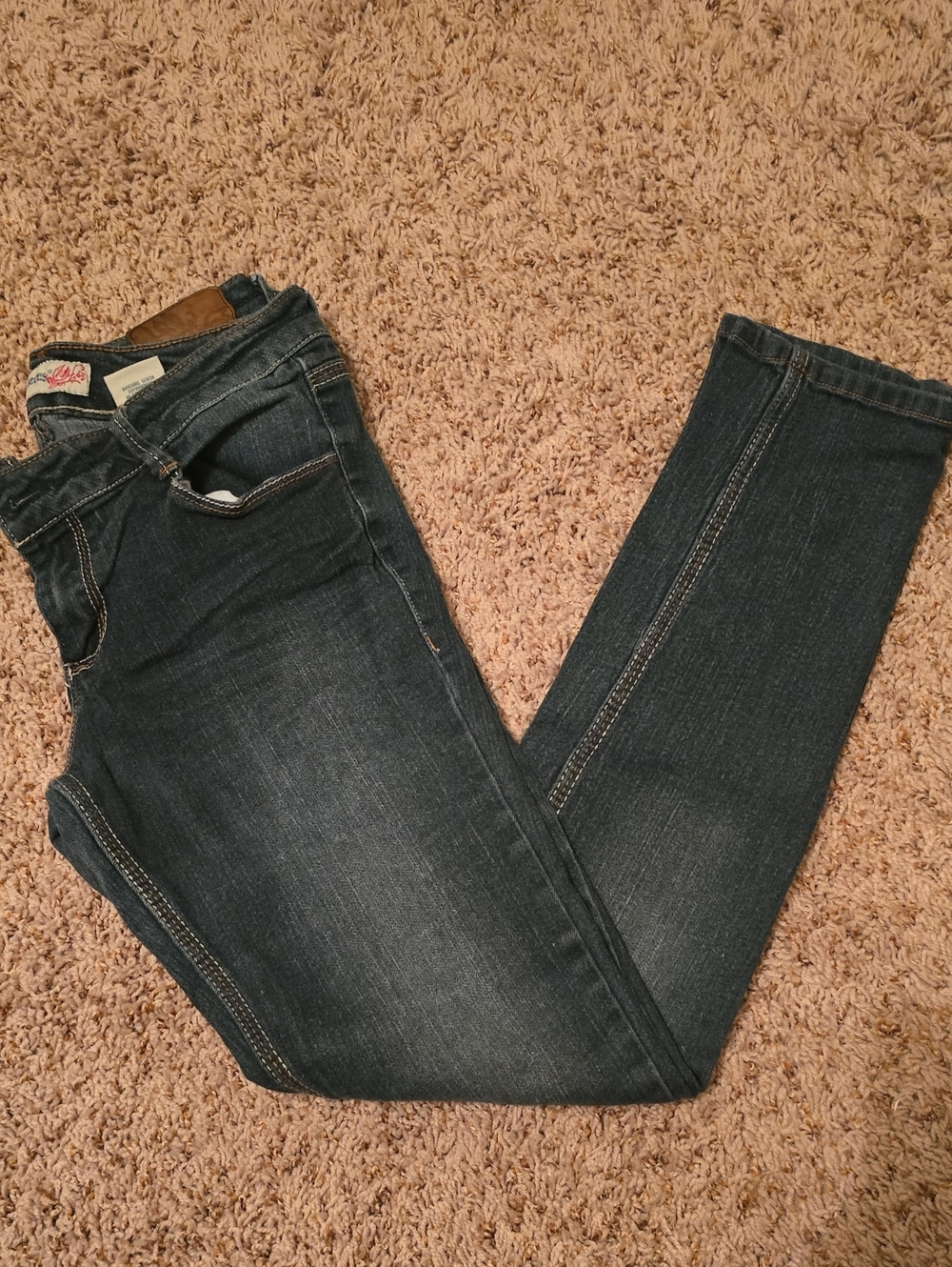 Paris Blues Women's Dark Indigo Skinny Jeans